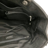シャネル CHANEL ﾗｰｼﾞｼｮｯﾋﾟﾝｸﾞﾄｰﾄ ブラック/SV金具 ｺｯﾄﾝ レディース トートバッグ