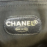 シャネル CHANEL ココマークチェーントートバック ブラック/ゴールド金具 キャビアスキン レディース ショルダーバッグ