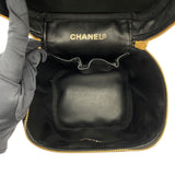 シャネル CHANEL ココマークバニティバッグ A01998 6番台 ブラック GD金具 キャビアスキン レディース ハンドバッグ