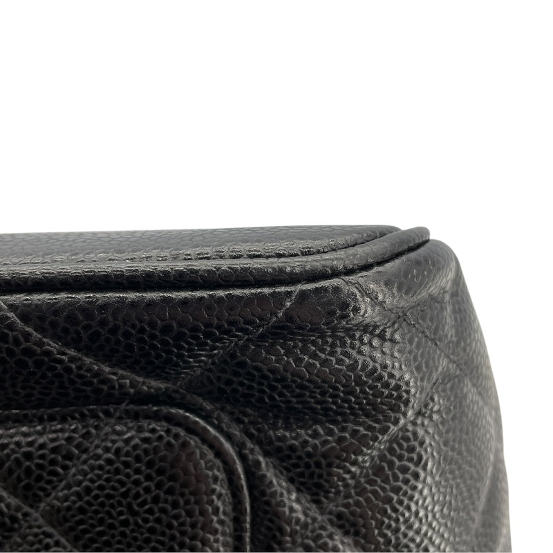 シャネル CHANEL 復刻トート A01804 7番台 ブラック SV金具 キャビアスキン レディース トートバッグ