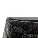シャネル CHANEL 復刻トート A01804 7番台 ブラック SV金具 キャビアスキン レディース トートバッグ
