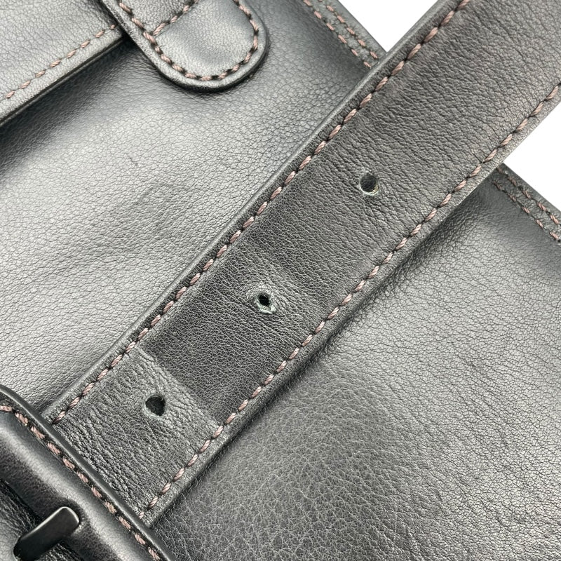 シャネル CHANEL ターンロック ベルトバッグ ブラック ラムスキン レディース ウエストバッグ