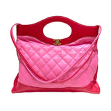 シャネル CHANEL CHANEL31 ラージショッピングトート AS1010 ピンク ゴールド金具 ラムスキン レディース ショルダーバッグ