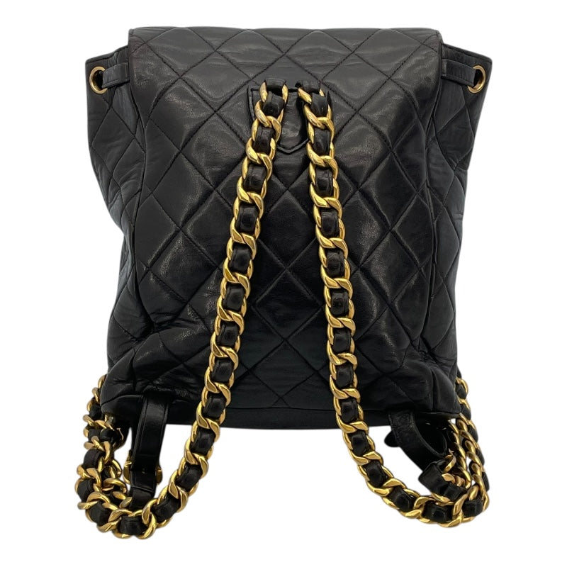 シャネル CHANEL マトラッセバックパック A10177 ブラック GD金具 ラムスキン レディース リュック・デイパック