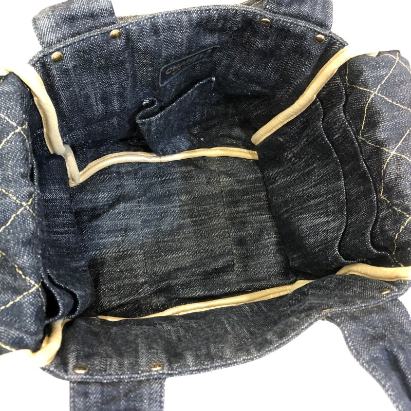 CHANEL シャネル　デニム　ビジネスバッグ　ハンドバッグ　ココマーク シャネル CHANEL スパークリングデニム ココマーク ハンドバッグ
