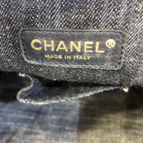 シャネル CHANEL スパークリングデニム　ココマーク　ハンドバッグ A31985 ネイビー デニム ユニセックス ハンドバッグ