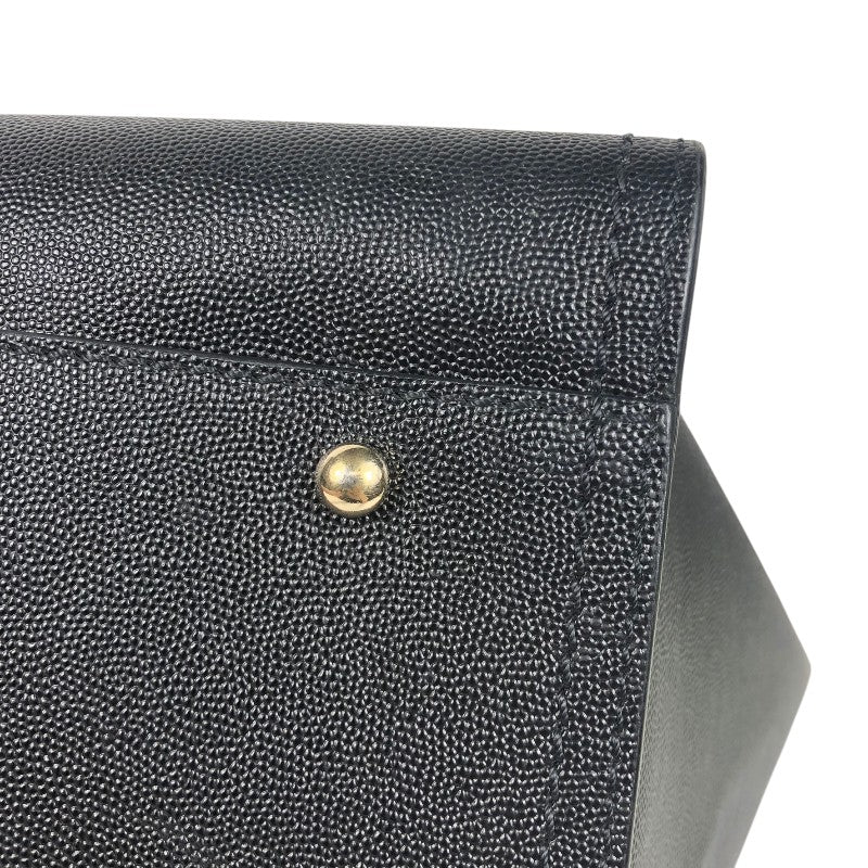 シャネル CHANEL ドーヴィル ラージ A66941 29番台 ブラック シルバー金具 キャビアスキン レディース トートバッグ