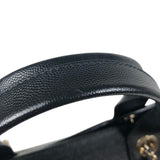 シャネル CHANEL ドーヴィル ラージ A66941 29番台 ブラック シルバー金具 キャビアスキン レディース トートバッグ