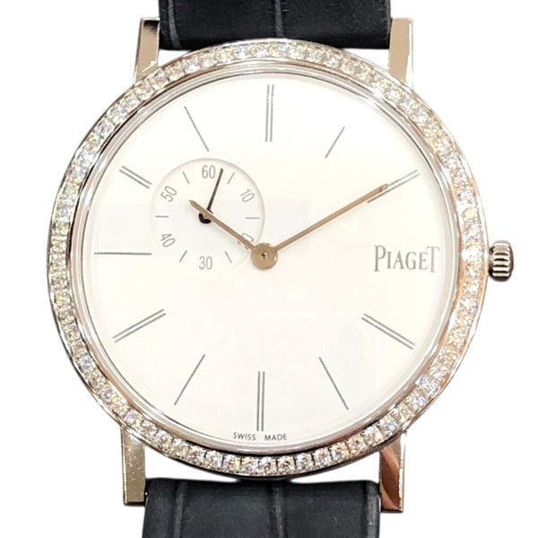 ピアジェ PIAGET アルティプラノ オリジン G0A39106 K18ホワイトゴールド/レザーベルト 手巻き メンズ 腕時計