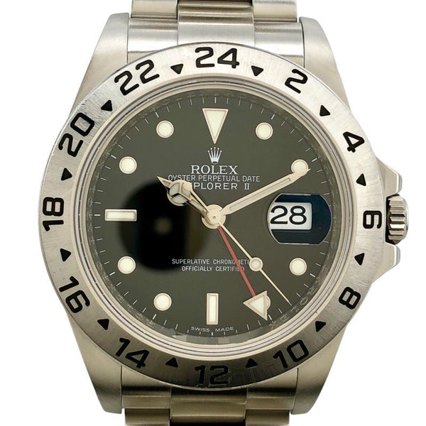 ロレックス ROLEX エクスプローラー2 16570 SS メンズ 腕時計