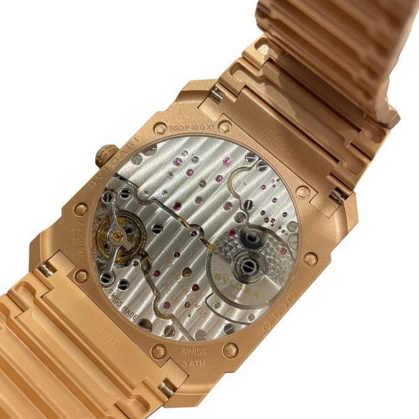 ブルガリ BVLGARI オクト フィニッシモ オートマティック BGOP40GXT（103637） ピンク K18PG 自動巻き メンズ 腕時計