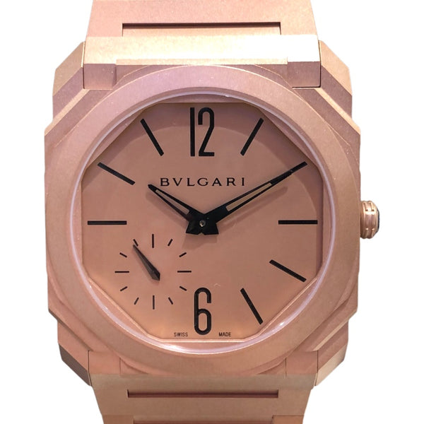 ブルガリ BVLGARI オクト フィニッシモ オートマティック BGOP40GXT（103637） ピンク K18PG 自動巻き メンズ 腕時計