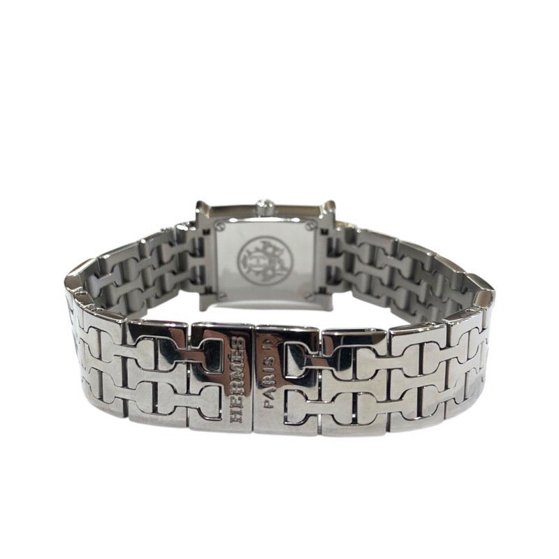 エルメス HERMES Ｈウォッチ ミニ ピンクシェル HH1.110 ピンクシェル ステンレススティール クオーツ レディース 腕時計