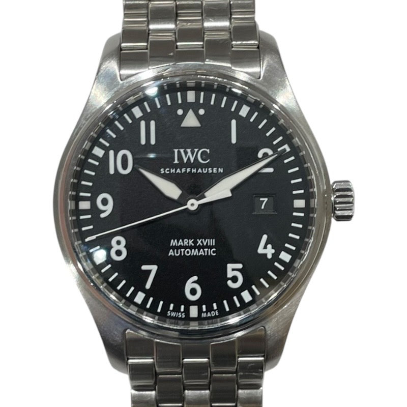 インターナショナルウォッチカンパニー IWC パイロットウォッチ マーク18 IW327011 ブラック SS 自動巻き メンズ 腕時計