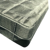 シャネル CHANEL チョコバーショルダー ブラック ナイロンジャガード レディース ショルダーバッグ