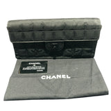 シャネル CHANEL チョコバーショルダー ブラック ナイロンジャガード レディース ショルダーバッグ