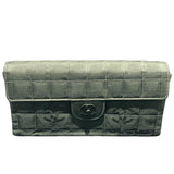 シャネル CHANEL チョコバーショルダー ブラック ナイロンジャガード レディース ショルダーバッグ