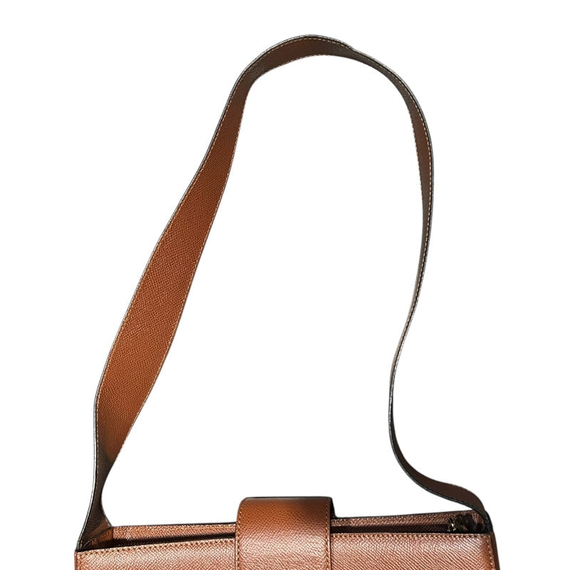 セリーヌ CELINE ショルダーバッグ ブラウン レザー レディース ショルダーバッグ