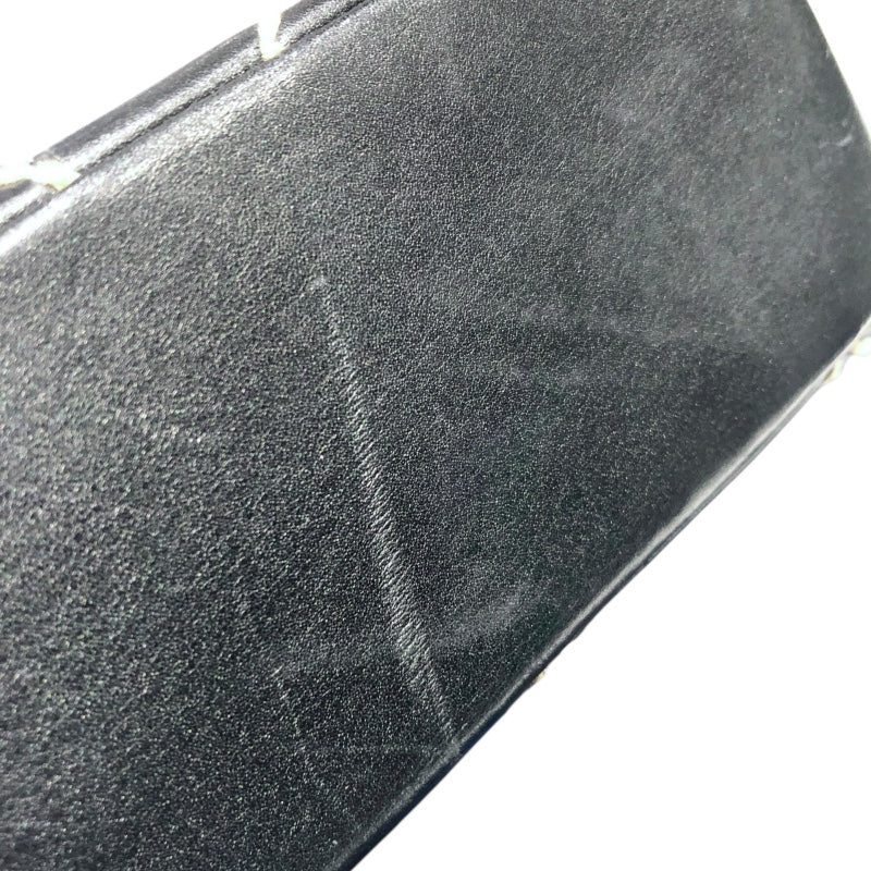 シャネル CHANEL チェーンショルダー ワイルドステッチ ブラック カーフ レディース ショルダーバッグ
