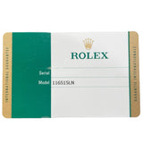 ロレックス ROLEX デイトナ　ピンク/ブラック 116515LN ブラウン K18PG/レザー 自動巻き ユニセックス 腕時計