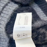 ルイ・ヴィトン LOUIS VUITTON モノグラムニットカーディガン　24SS HQN46W グレー モヘア メンズ カーディガン