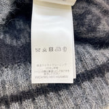 ルイ・ヴィトン LOUIS VUITTON モノグラムニットカーディガン　24SS HQN46W グレー モヘア メンズ カーディガン