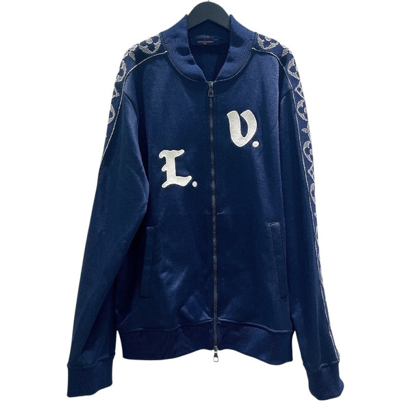 ルイ・ヴィトン LOUIS VUITTON エンブロイダードシグネチャージャケット　24SS HQY45W ポリエステル メンズ ノーカラージャケット