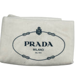 プラダ PRADA スモールクロシェトートバッグ 1BG422 ブラック ビスコース レディース トートバッグ