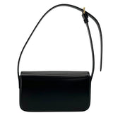 セリーヌ CELINE ショルダーバッグ クロード 1914143 ブラック GD金具 シャイニーカーフ レディース ハンドバッグ