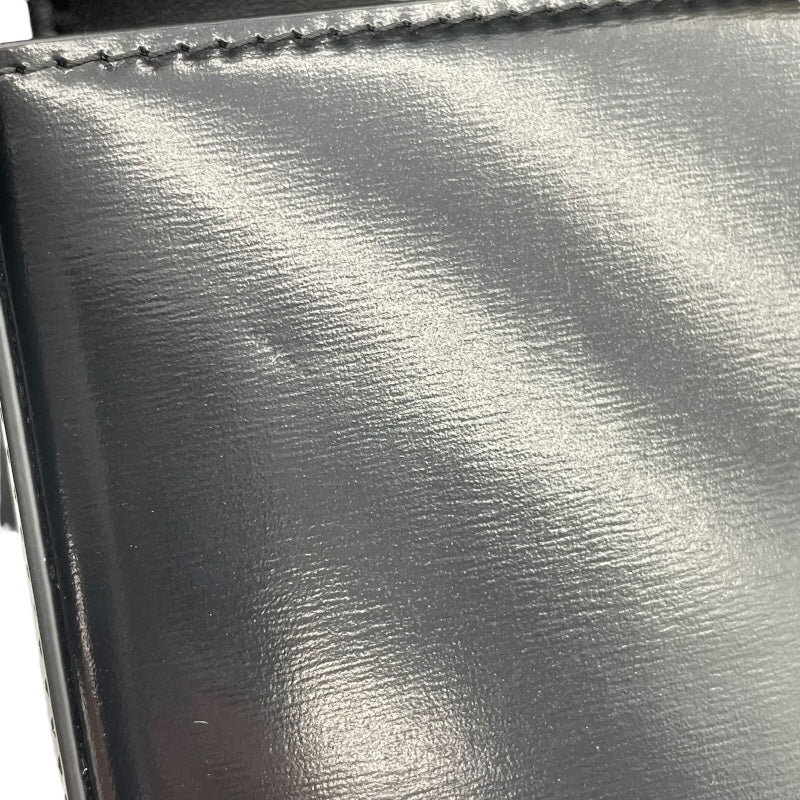 セリーヌ CELINE ショルダーバッグ クロード 1914143 ブラック GD金具 シャイニーカーフ レディース ハンドバッグ