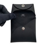 エルメス HERMES バスティア B刻 ブラック SV金具 エプソン レディース コインケース