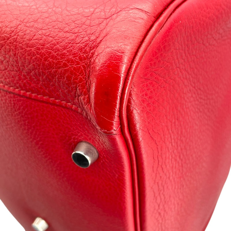 エルメス HERMES リンディ34 □L刻 ルージュガランス SV金具 トリヨン レディース ショルダーバッグ