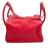 エルメス HERMES リンディ34 □L刻 ルージュガランス SV金具 トリヨン レディース ショルダーバッグ