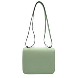 エルメス HERMES コンスタンス3ミニ W刻印　(2024年製) ヴェールペパーミント シルバー金具 スイフト レディース ショルダーバッグ