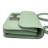 エルメス HERMES コンスタンス3ミニ W刻印　(2024年製) ヴェールペパーミント シルバー金具 スイフト レディース ショルダーバッグ