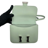 エルメス HERMES コンスタンス3ミニ W刻印　(2024年製) ヴェールペパーミント シルバー金具 スイフト レディース ショルダーバッグ