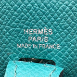 エルメス HERMES エヴリンTPM A刻印 ヴェールヴェローヌ シルバー金具 エプソン レディース ショルダーバッグ