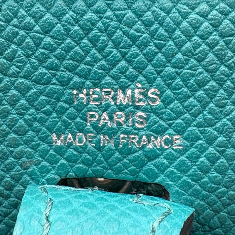 エルメス HERMES エヴリンTPM A刻印 ヴェールヴェローヌ シルバー金具 エプソン レディース ショルダーバッグ