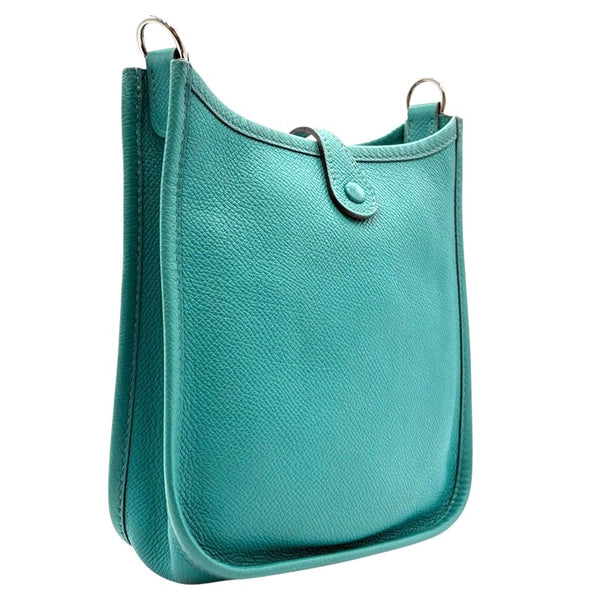 エルメス HERMES エヴリンTPM A刻印 ヴェールヴェローヌ シルバー金具 エプソン レディース ショルダーバッグ