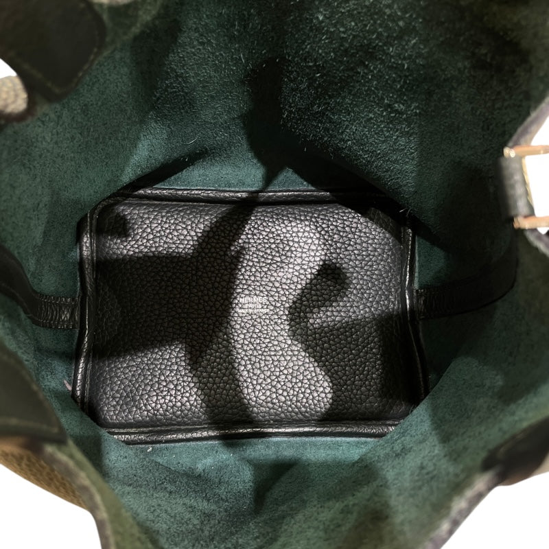 エルメス HERMES ピコタンロックPM T刻印 ヴェールフォンセ/シルバー金具 トリヨンクレマンス レディース ハンドバッグ
