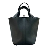 エルメス HERMES ピコタンロックPM T刻印 ヴェールフォンセ/シルバー金具 トリヨンクレマンス レディース ハンドバッグ