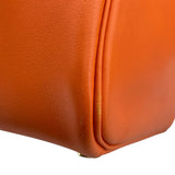 エルメス HERMES リンディ26 ヴェルソ X刻印　(2016年製) オレンジ×ルージュグレナ　ゴールド金具 スイフト レディース ショルダーバッグ