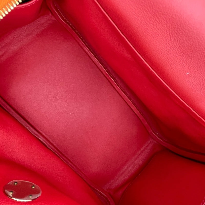エルメス HERMES リンディ26 ヴェルソ X刻印　(2016年製) オレンジ×ルージュグレナ　ゴールド金具 スイフト レディース ショルダーバッグ