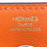 エルメス HERMES リンディ26 ヴェルソ X刻印　(2016年製) オレンジ×ルージュグレナ　ゴールド金具 スイフト レディース ショルダーバッグ