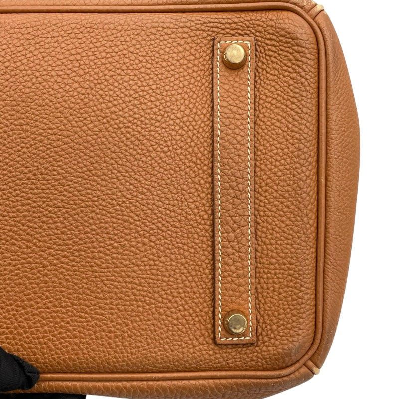 エルメス HERMES バーキン35 □J刻 ゴールド ゴールド金具 トゴ レディース ハンドバッグ