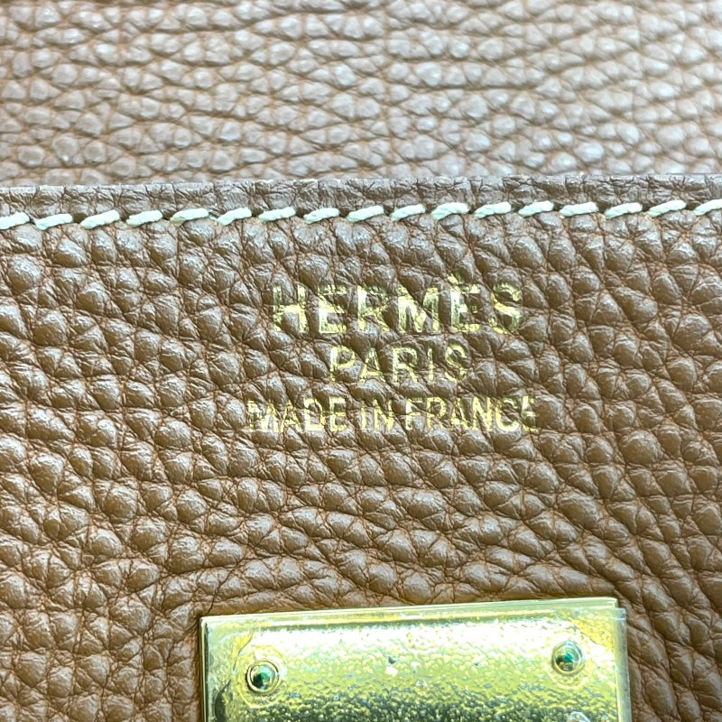 エルメス HERMES バーキン35 □J刻 ゴールド ゴールド金具 トゴ レディース ハンドバッグ