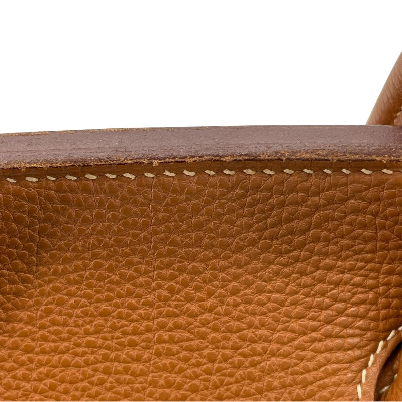 エルメス HERMES バーキン35 □J刻 ゴールド ゴールド金具 トゴ レディース ハンドバッグ