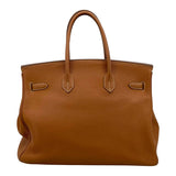 エルメス HERMES バーキン35 □J刻 ゴールド ゴールド金具 トゴ レディース ハンドバッグ