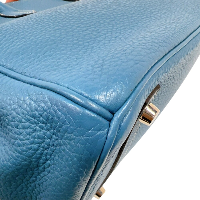 エルメス HERMES バーキン30 □J刻印　(2006年製) ブルージーン シルバー金具 トリヨンクレマンス レディース ハンドバッグ