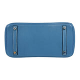 エルメス HERMES バーキン30 □J刻印　(2006年製) ブルージーン シルバー金具 トリヨンクレマンス レディース ハンドバッグ